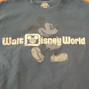 Walt Disney World tshirt Mickey Mouse Blue
